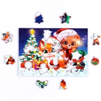 Деревянный пазл «Новый год! В ожидании праздника» Деревянный пазл «Новый год! В ожидании праздника»