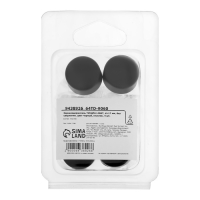 Зеркалодержатель ТУНДРА LIGHT, d=17 мм, без сверления, цвет черный, пластик, 4 шт. Зеркалодержатель ТУНДРА LIGHT, d=17 мм, без сверления, цвет черный, пластик, 4 шт.