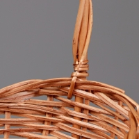 Набор плетеных корзин, 3 шт, 26х18х10/34, 21х15х8/30, 17х12х7/25 см, медовый