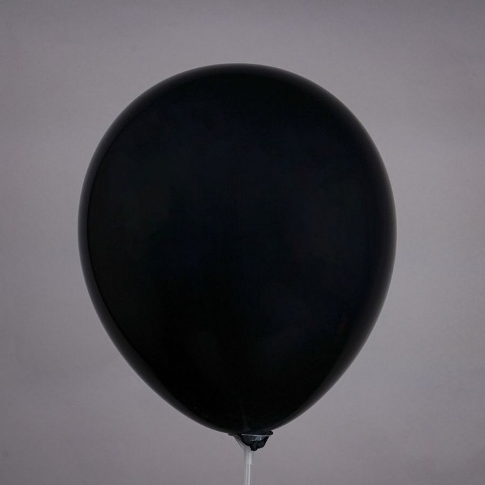 Шар латексный 12 Шар латексный 12", пастель, цвет чёрный, набор 50 шт.