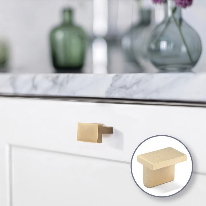 Ручка мебельная CAPPIO RT202, цвет сатиновое золото Ручка мебельная CAPPIO RT202, цвет сатиновое золото