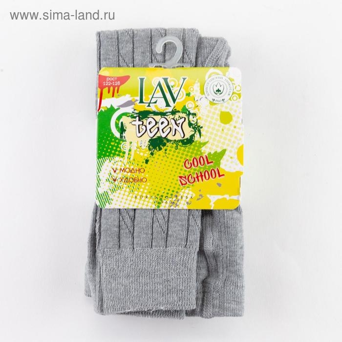 Леггинсы детские, цвет серый, рост 134-140