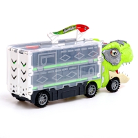 Автовоз-трек «Диногонки», 12 металлических машин, световые и звуковые эффекты Автовоз-трек «Диногонки», 12 металлических машин, световые и звуковые эффекты