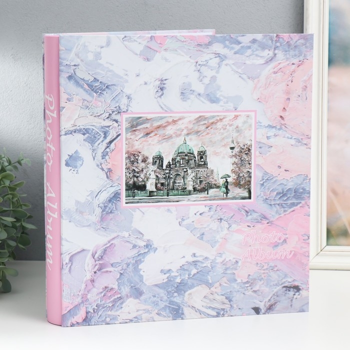 Фотоальбом на 500 фото 10х15 см "Прогулка у собора" МИКС 33,5х30,5х5,8 см