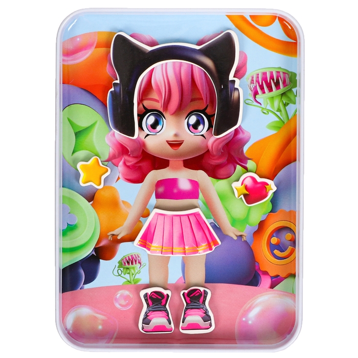 Магнитный набор &laquo;Мир аниме&raquo;, в жестяной коробке