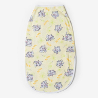 Пеленка-кокон на липучках, рост 50-62 см, кулирка, цвет жёлтый, принт микс Пеленка-кокон на липучках, рост 50-62 см, кулирка, цвет жёлтый, принт микс