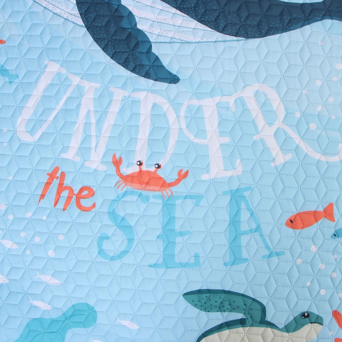 Покрывало "Этель" 1,5 сп Under the sea 145*210&plusmn;5 см, микрофибра