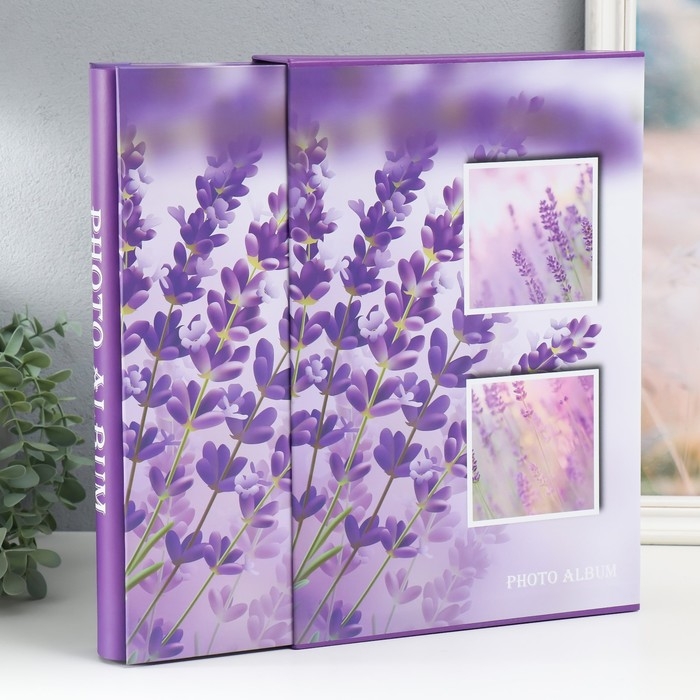 Фотоальбом на 300 фото 10х15 см "Полевые цветы" МИКС 34х23х5,5 см