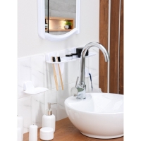 Набор для ванной комнаты, цвет белый Набор для ванной комнаты, цвет белый