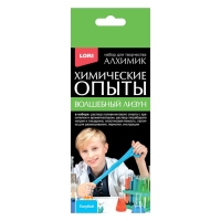 Химические опыты. Волшебный лизун &laquo;Голубой&raquo;