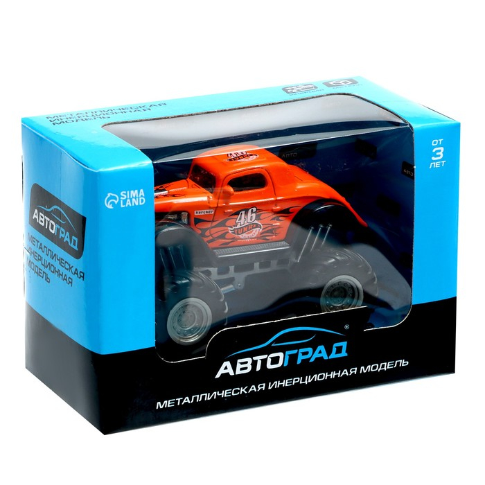 Машина металлическая &laquo;Биг-фут&raquo;, инерционная, МИКС