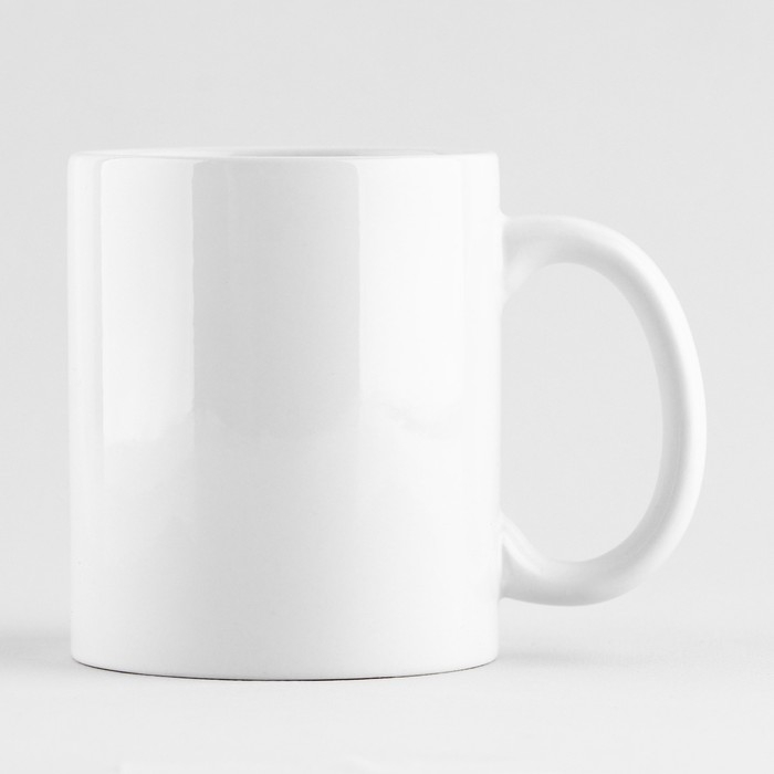 Кружка керамическая &laquo;Марина&raquo;, 320 мл, цвет белый