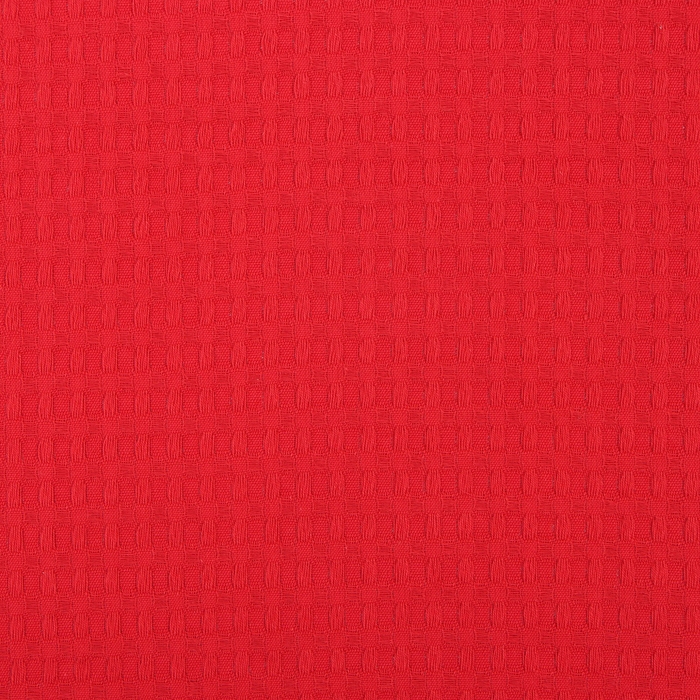 Набор кухонных полотенец Доляна, цвет бордовый, 35х60см-2шт, 100% хлопок, вафля, 220 гр/м2