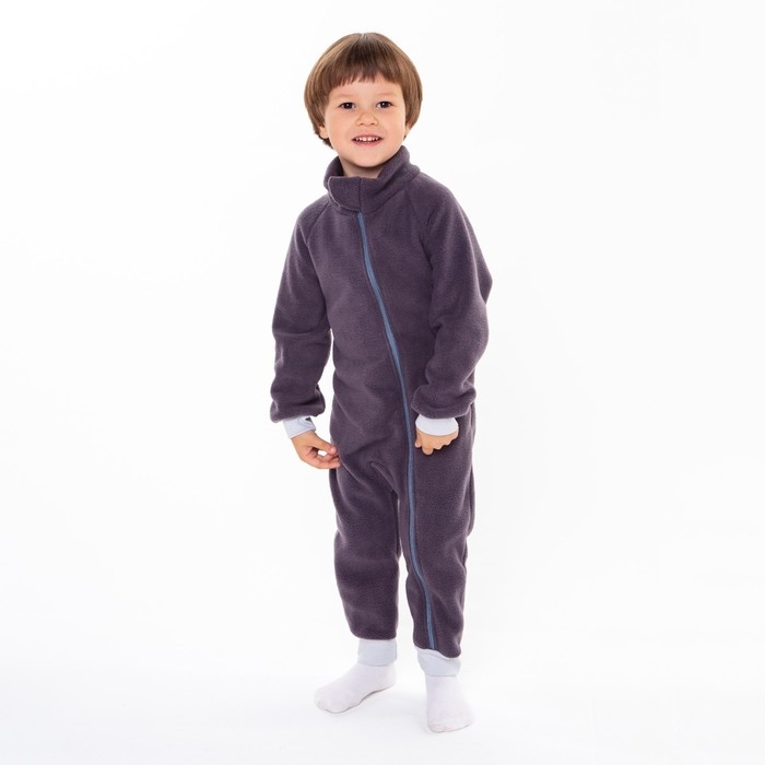 Комбинезон для мальчика, цвет тёмно-серый, рост 80-86 см Комбинезон для мальчика, цвет тёмно-серый, рост 80-86 см