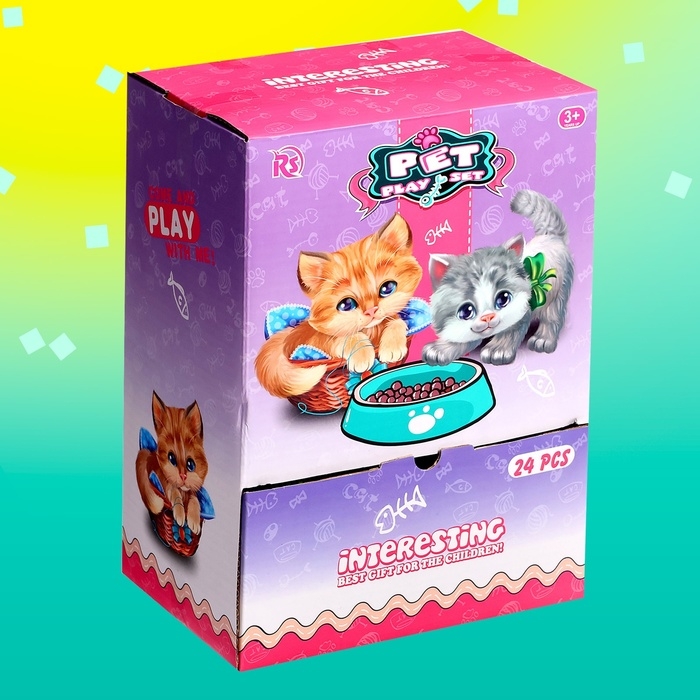 Игрушка-сюрприз в шаре «Котята», МИКС Игрушка-сюрприз в шаре «Котята», МИКС