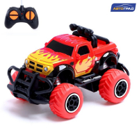 Джип радиоуправляемый «Граффити», работает от батареек, цвет красный Джип радиоуправляемый «Граффити», работает от батареек, цвет красный