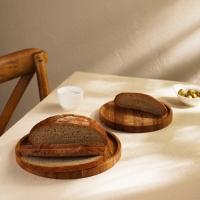 Доска для пиццы из дуба Sima-Land Home &laquo;Доливия&raquo;, d=25 см