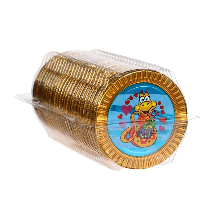 Новый год. Шоколадная фигурка Медаль "Символ года", МИКС, 30 г