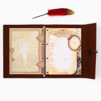 Родословная книга &laquo;Наш род&raquo;, с пером, 56 листов, бордо, 35 х 25 см