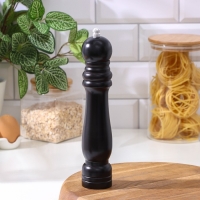 Мельница для специй Доляна, 25×4,5 см, металлический механизм, цвет чёрное дерево Мельница для специй Доляна, 25×4,5 см, металлический механизм, цвет чёрное дерево