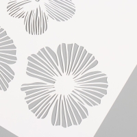 Трафарет пластиковый "Цветы", 15х15 см Трафарет пластиковый "Цветы", 15х15 см