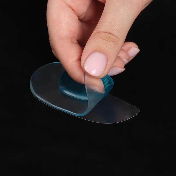 Супинаторы для обуви, амортизирующие, силиконовые, S (35-37 р-р), пара, цвет прозрачный/голубой Супинаторы для обуви, амортизирующие, силиконовые, S (35-37 р-р), пара, цвет прозрачный/голубой