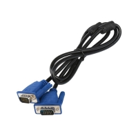 Кабель видео Luazon, VGA (m) - VGA (m), 1 м, чёрный Кабель видео Luazon, VGA (m) - VGA (m), 1 м, чёрный