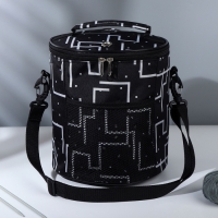 Сумка-футляр &laquo;Геометрия&raquo;, 2 люверса, d = 21 &times; 23 см, цвет разноцветный