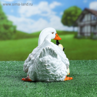 Садовая фигура "Утка с утятами" 27х17х17см Садовая фигура "Утка с утятами" 27х17х17см