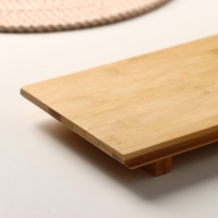 Блюдо для подачи Доляна Striata, 24&times;15&times;3 см, бамбук