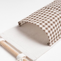 Кармашек текстильный "Клетка"  3 отделения 58х20&plusmn;2 см