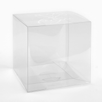 Коробка подарочная ПВХ, упаковка, &laquo;Расцветай&raquo;, 12 х 12 х 12 см