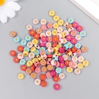 Набор бусин для творчества пластик "Золотое сердечко в круге" яркие 20 гр 0,4х0,7х0,7 см Набор бусин для творчества пластик "Золотое сердечко в круге" яркие 20 гр 0,4х0,7х0,7 см