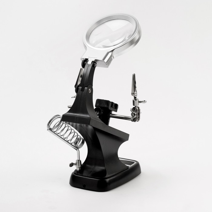 Третья рука для пайки, линза 75,20мм