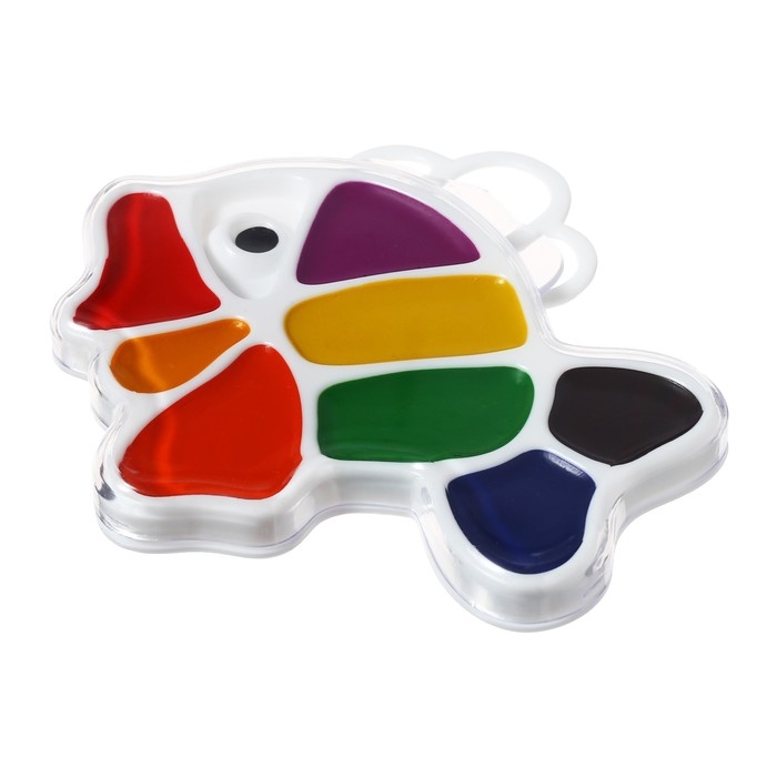 Акварель Акварель "Луч", "Рыбка", 9 цветов, без кисти