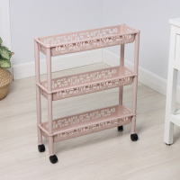 Этажерка напольная 3-х секционная BranQ Prima, на колёсиках, цвет МИКС Этажерка напольная 3-х секционная BranQ Prima, на колёсиках, цвет МИКС