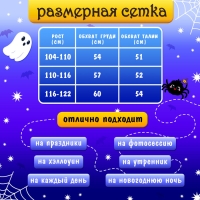 Карнавальный набор &laquo;Милая ведьмочка&raquo;, рост 116-122 см, цвет фиолетовый