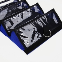 Косметичка, 4 отдела на молниях, цвет васильковый Косметичка, 4 отдела на молниях, цвет васильковый