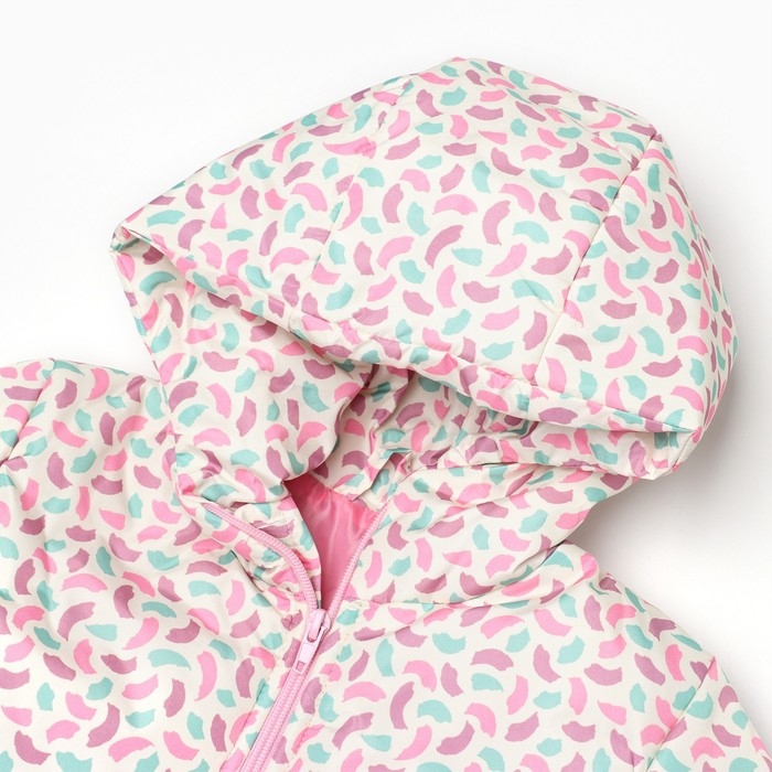 Куртка для девочки, цвет молочный/краски, рост 116-122 см Куртка для девочки, цвет молочный/краски, рост 116-122 см