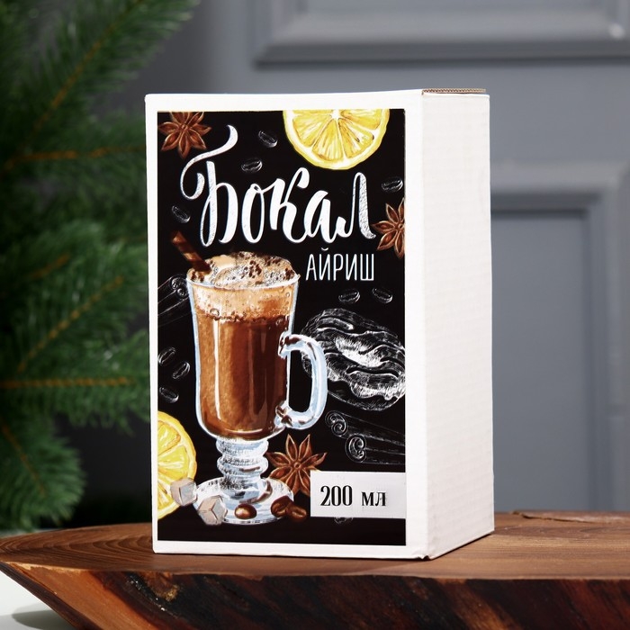 Кружка стеклянная &laquo;Новогодних чудес&raquo;, 200 мл, деколь