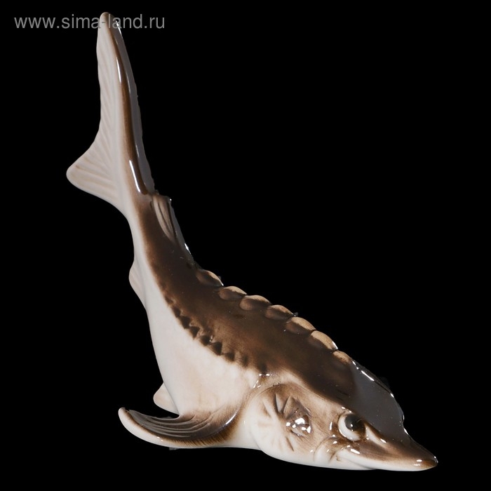 Сувенир &laquo;Осётрик&raquo;, средний, 13&times;4&times;8 см, ручная работа, фарфор