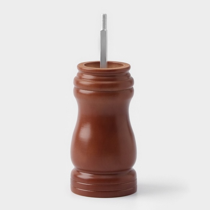 Мельница для специй Доляна, 13&times;4,5 см, металлический механизм, цвет коричневый
