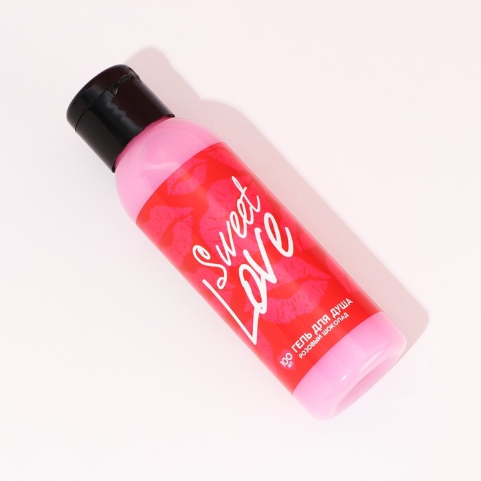 Гель для душа Sweet love, 100 мл, аромат розового шоколада, ЧИСТОЕ СЧАСТЬЕ Гель для душа Sweet love, 100 мл, аромат розового шоколада, ЧИСТОЕ СЧАСТЬЕ