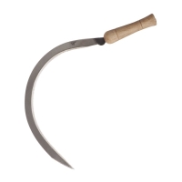 Серп &laquo;Травник&raquo;, 18" (45.7 см), толщина лезвия 2 мм, рукоять дерево, Greengo