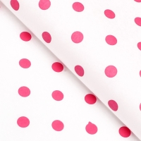 Бумага силиконизированная &laquo;Горох&raquo;, малиновый, 0,38 х 5 м