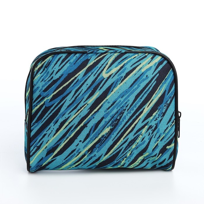 Косметичка на молнии, цвет голубой/бирюзовый Косметичка на молнии, цвет голубой/бирюзовый
