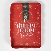 Коробка подарочная с PVC крышкой &laquo;Ретро&raquo;, 20 х 30 х 8 см, Новый год