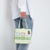 Сумка женская, тоут на молнии, цвет зелёный Сумка женская, тоут на молнии, цвет зелёный