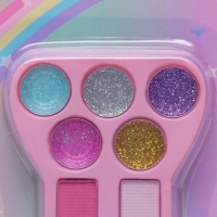 Набор косметики для девочек тени для век, блеск для губ, румяна, микс Набор косметики для девочек тени для век, блеск для губ, румяна, микс