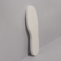 Стельки для обуви, утеплённые, универсальные, трёхслойные, р-р RU до 46 (р-р Пр-ля до 46), 29 см, пара, цвет белый Стельки для обуви, утеплённые, универсальные, трёхслойные, р-р RU до 46 (р-р Пр-ля до 46), 29 см, пара, цвет белый